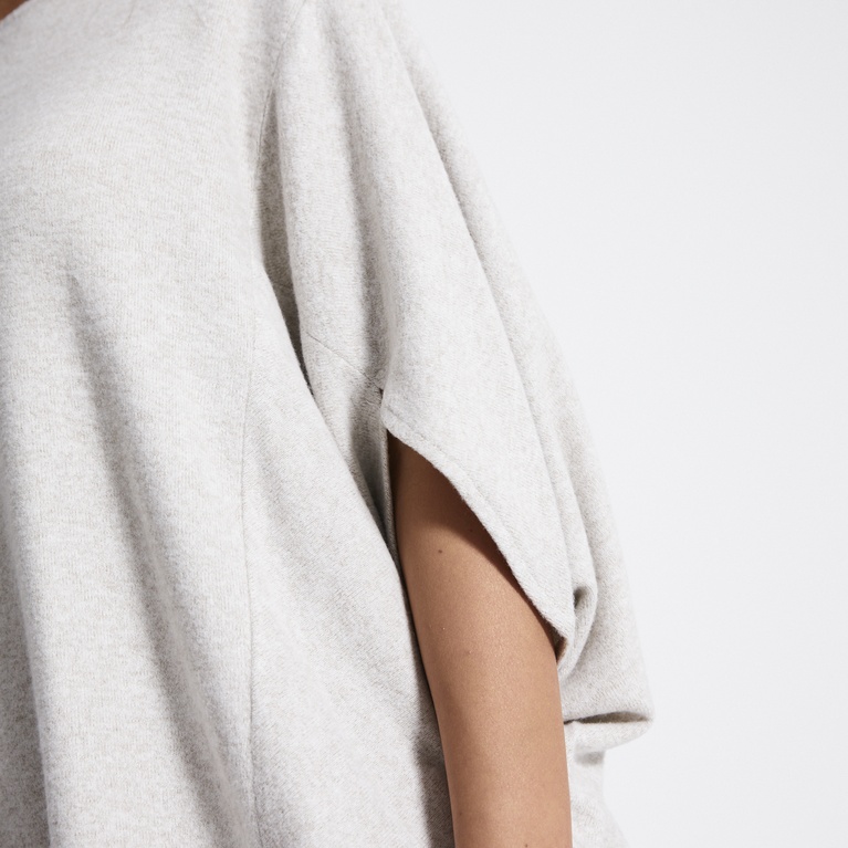 Cape top "Michelle" Beige Melange
